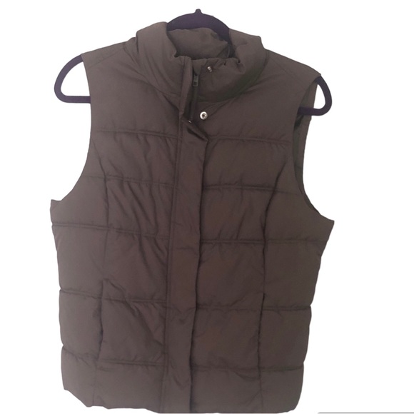 GAP Jackets & Blazers - GAP Tan Brown Puffer Vest